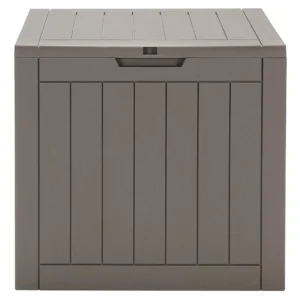 Alternative view of Caja de almacenamiento de 30 galones, color marrón -Costway