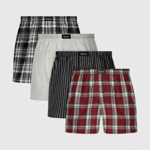 Paquete de 4 calzones para caballero talla M -Hanes