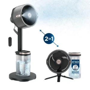 Ventilador enfriador 2 en 1 con base integrada para Interior/Exterior  -Shark