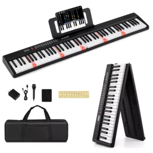 Teclado de piano plegable de 88 teclas -Costway