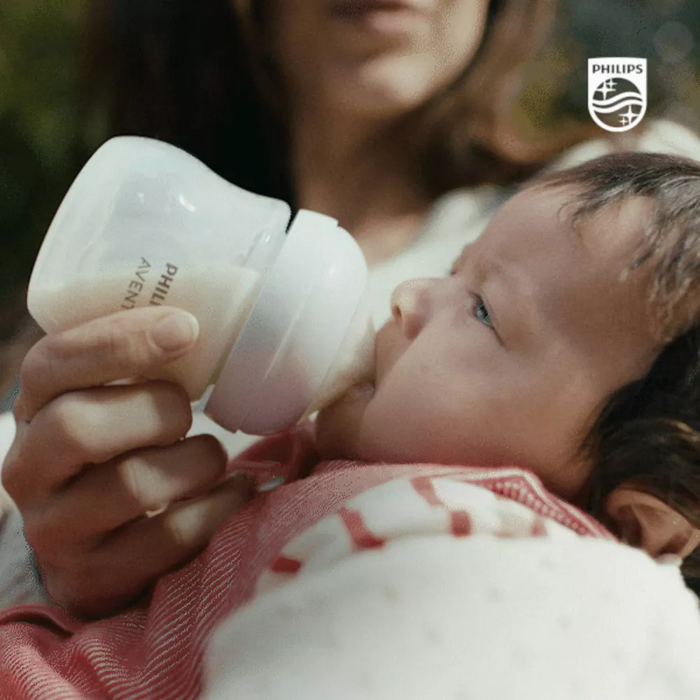 Paquete de 3 biberones de 266 ml, transparentes talla 3/6 meses -Philips - Imagen 2