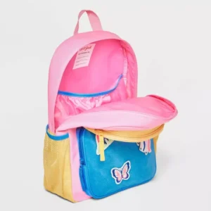 Alternative view of Mochila para niños de 16" con bloques de color - Pekabo