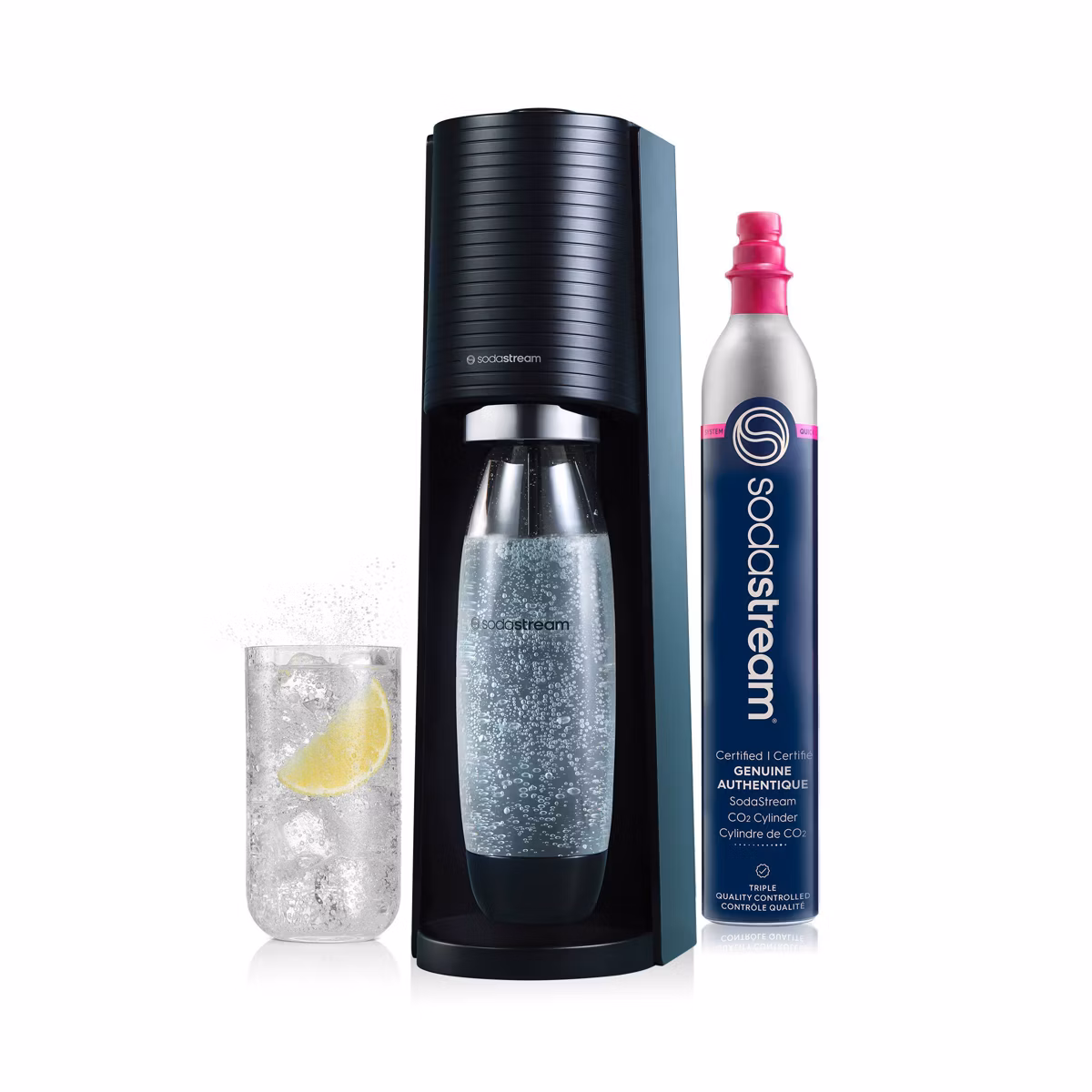 Máquina para hacer agua con gas SodaStream Terra con CO2 y botella carbonatable