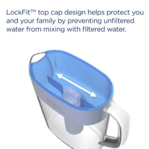 Alternative view of Jarra de agua con sistema de filtración de 11 tazas, color humo -PUR Filtration