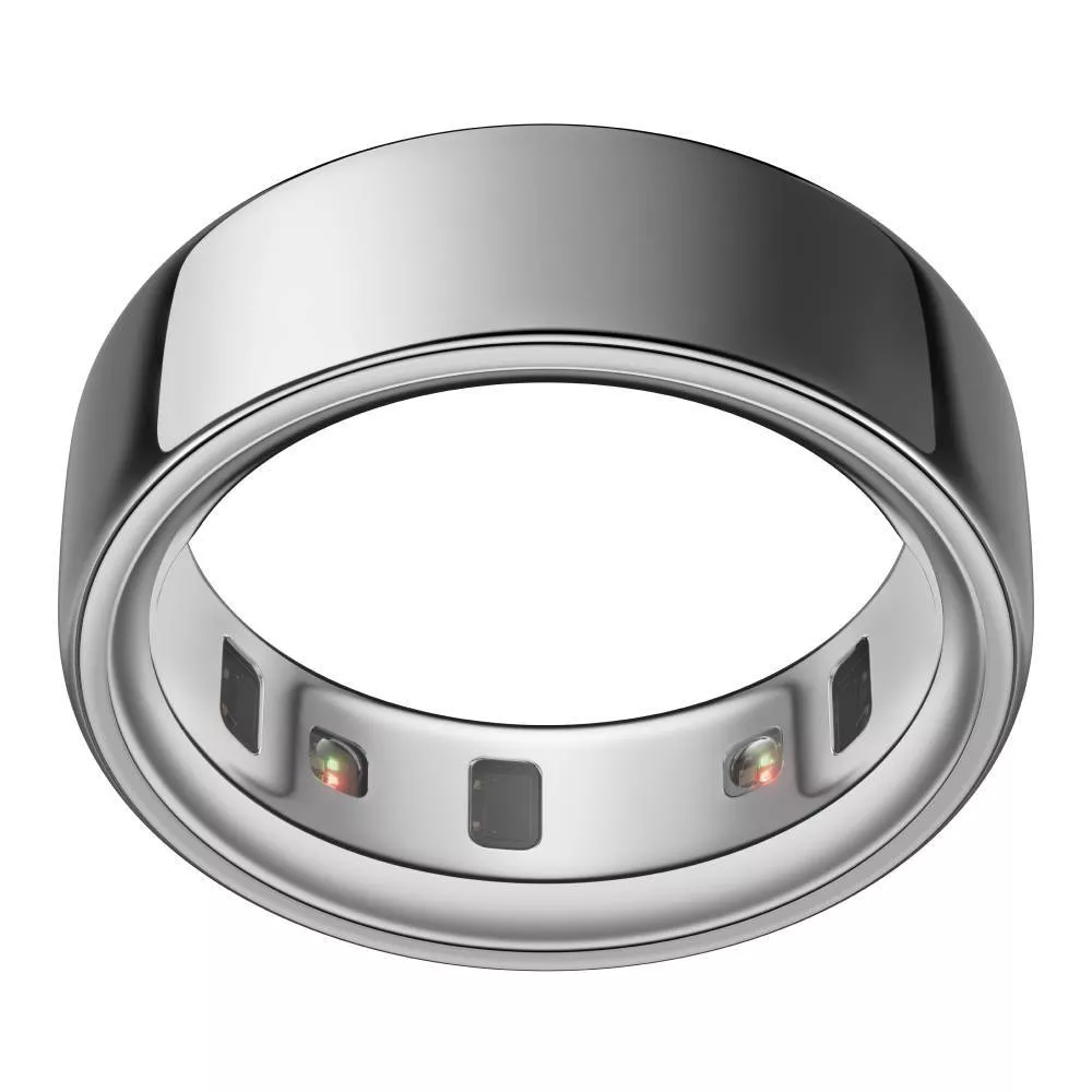 Anillo con tecnología Smart Sensing de titanio diseño en plata de medida 11 -Oura 4