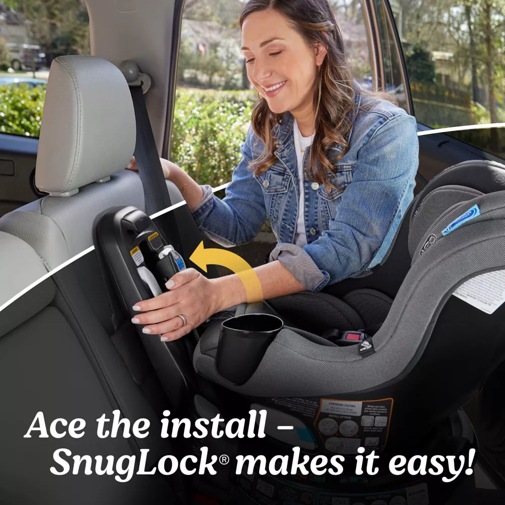 Silla para carro 2 en 1 convertible, giro 360 con inclinación ajustable y portavasos -Graco - Imagen 5