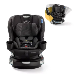 Silla para carro 2 en 1 convertible, giro 360 con inclinación ajustable y portavasos  -Graco