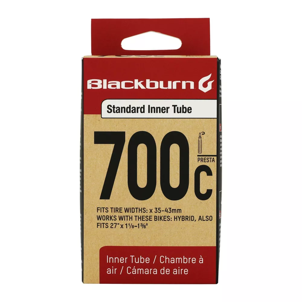 Cámara de aire de 700c para bicicleta, color negro -Blackburn