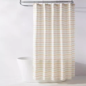 Cortina para baño de 72 x 72 in a rayas finas -Room Essentials