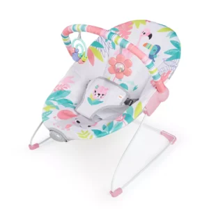 Silla mecedora/Hamaca con diseño de Flamencos para bebé -Bright Starts