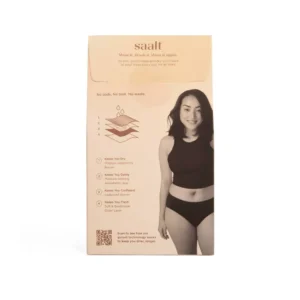 Alternative view of Calzón menstrual ultra absorbente a prueba de fugas para dama talla L -Saalt