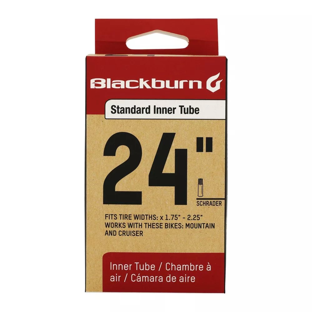 Cámara de aire de 24", color negro -Blackburn