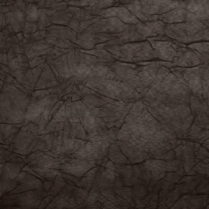 Alternative view of Cortina de 130cm x 61cm de voile arrugado y borlas con cuentas color cocoa -No. 918