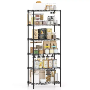 Estantería metálica de 6 niveles, capacidad de 408 kg -Costway