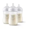Paquete de 3 biberones de 266 ml, transparentes talla 3/6 meses -Philips