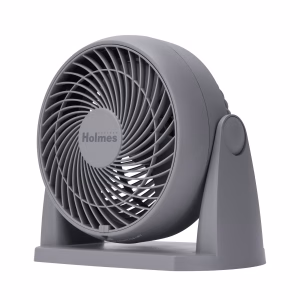 Ventilador de 8 pulgadas con 3 velocidades e inclinación ajustable de 90° -Holmes