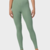 Leggins térmicos para dama talla L, color verdes con diseño invernal -Cuddl Duds