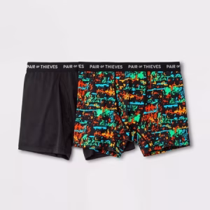 Paquete de 2 boxers para adulto talla S marca Pair of Thieves