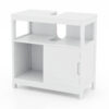 Mueble de almacenamiento para baño color blanco -Costway