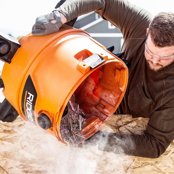 Aspiradora industrial de 16 galones, 6.5 HP de potencia máxima para uso en seco y húmedo -RIDGID - Imagen 7