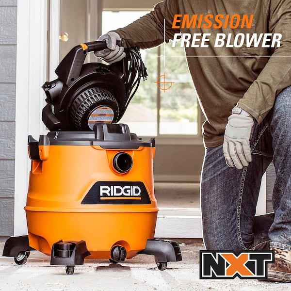 Aspiradora industrial de 16 galones, 6.5 HP de potencia máxima para uso en seco y húmedo -RIDGID - Imagen 6
