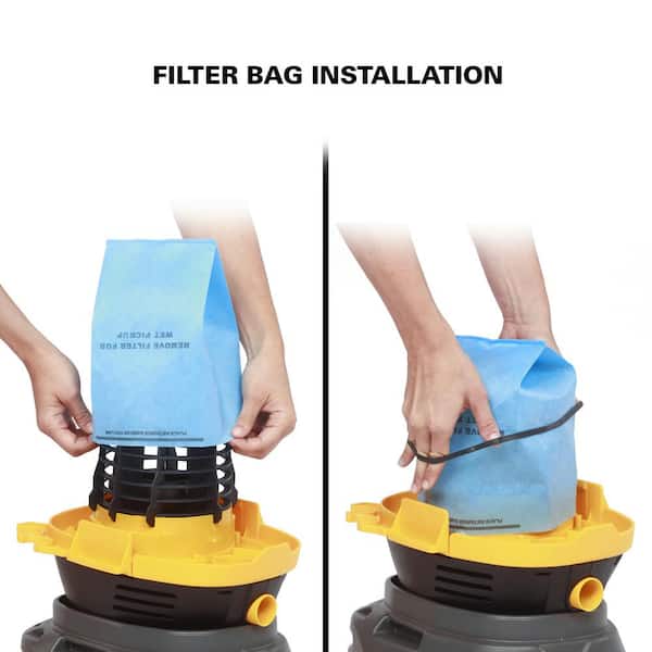 Aspiradora industrial de 2.5 galones, 1.75 HP de potencia máxima para uso en seco y húmedo -RIDGID - Imagen 4