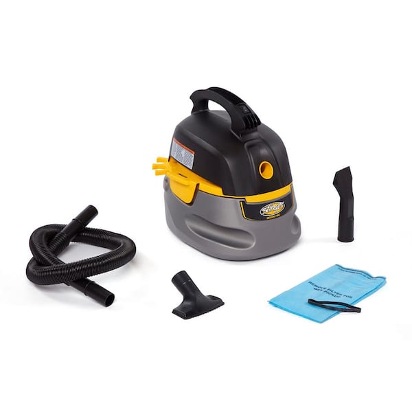 Aspiradora industrial de 2.5 galones, 1.75 HP de potencia máxima para uso en seco y húmedo -RIDGID
