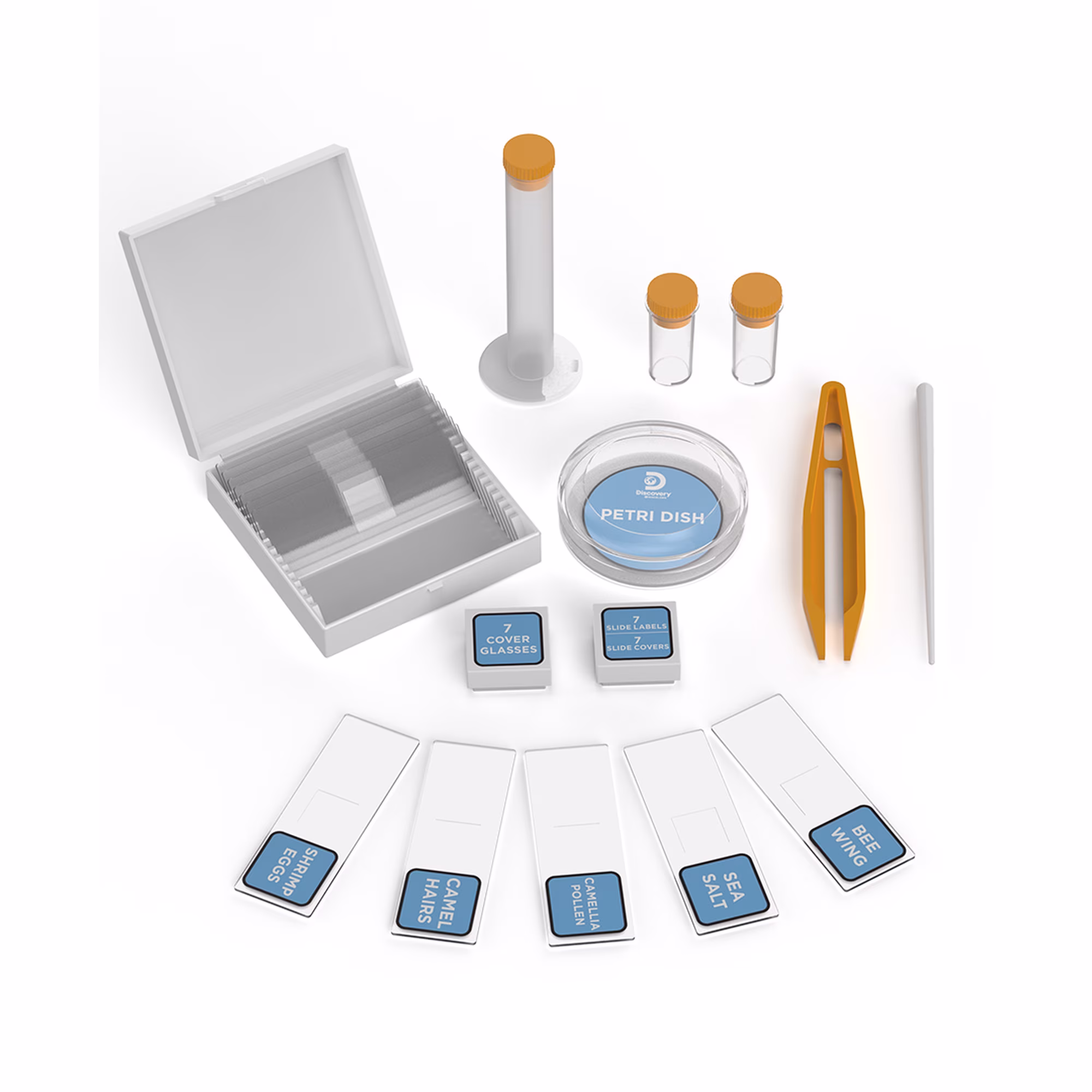 Microscopio de laboratorio: Kit de 41 piezas para niños -Discovery - Imagen 3