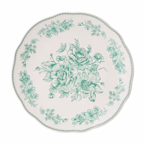 Alternative view of Juego de vajilla de gres de 12 piezas, verde -The Pioneer Woman