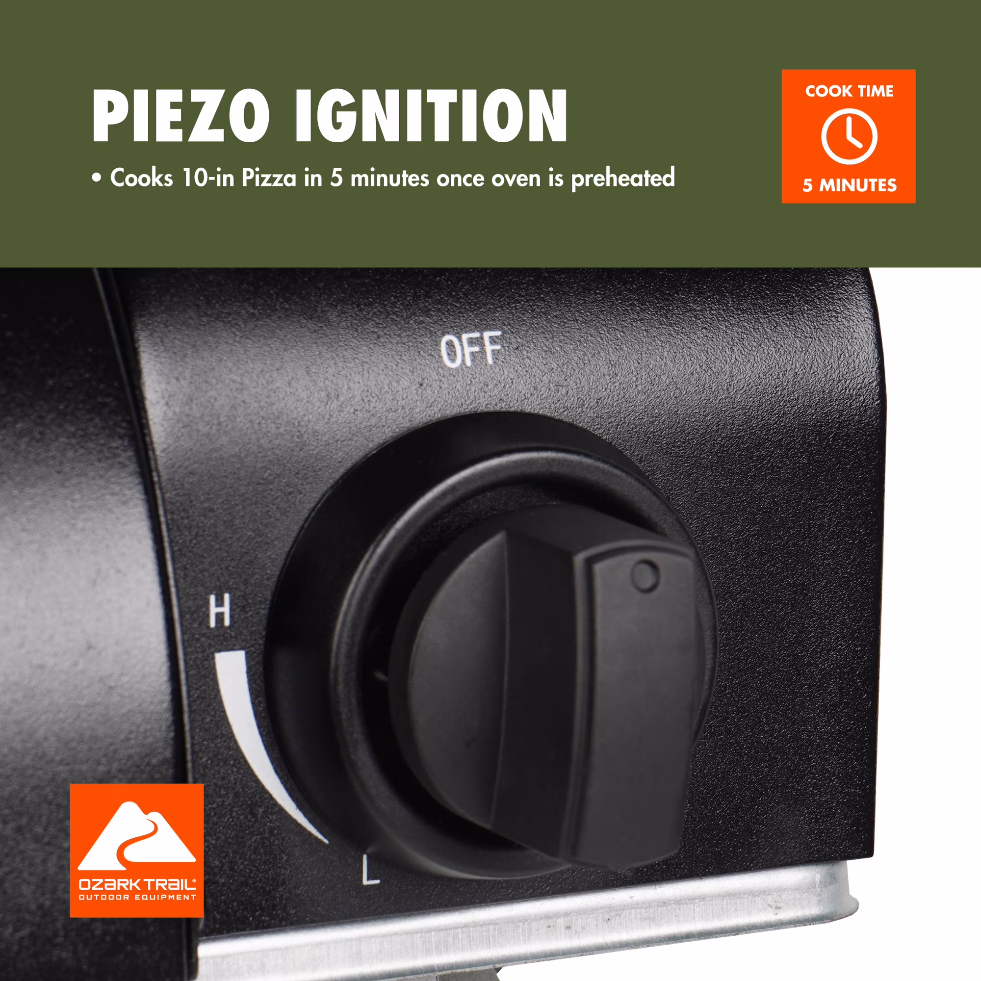 Horno portátil para pizza con piedra de cordierita -Ozark Trail - Imagen 6