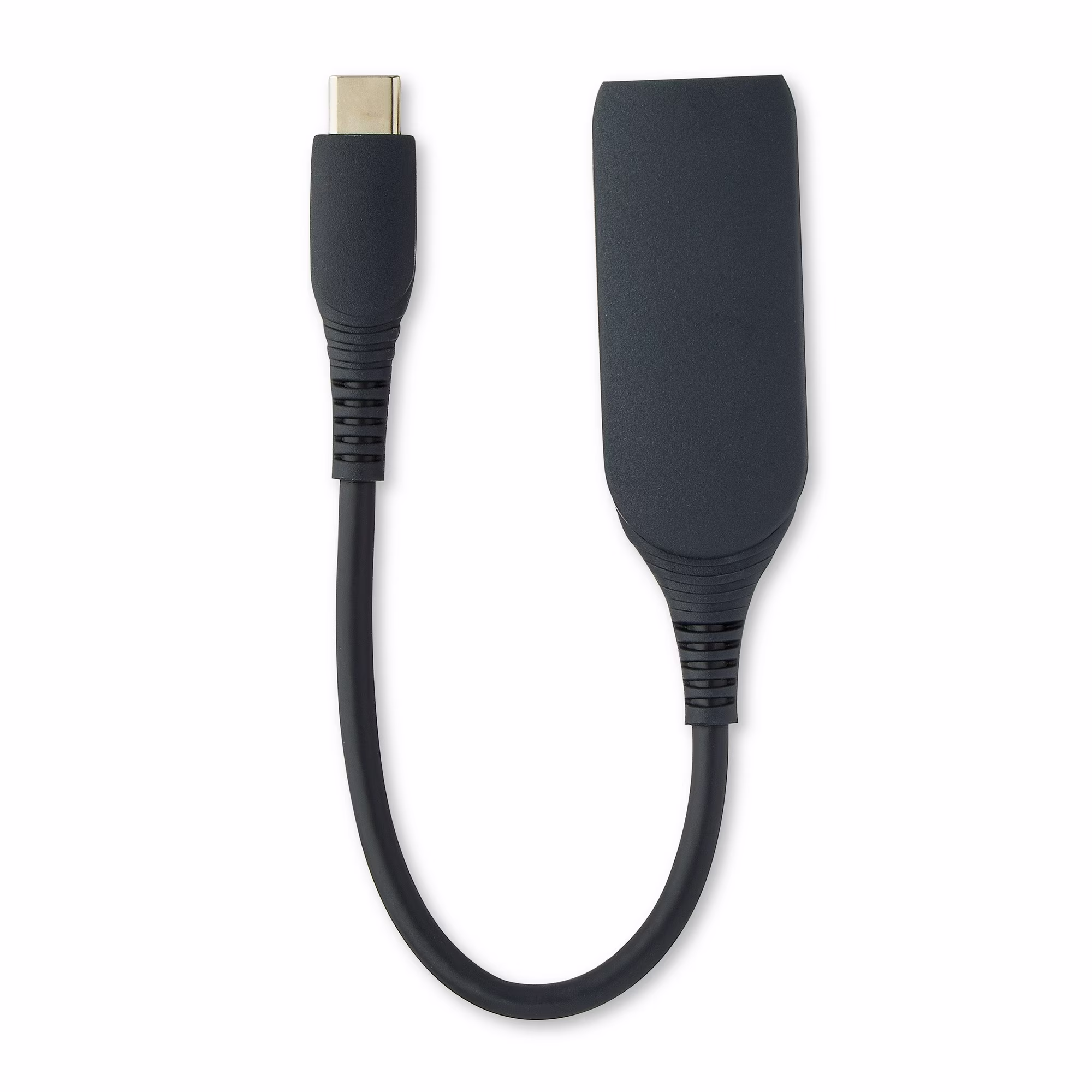 Adaptador USB-C a USB hembra de 4", negro -Onn - Imagen 2