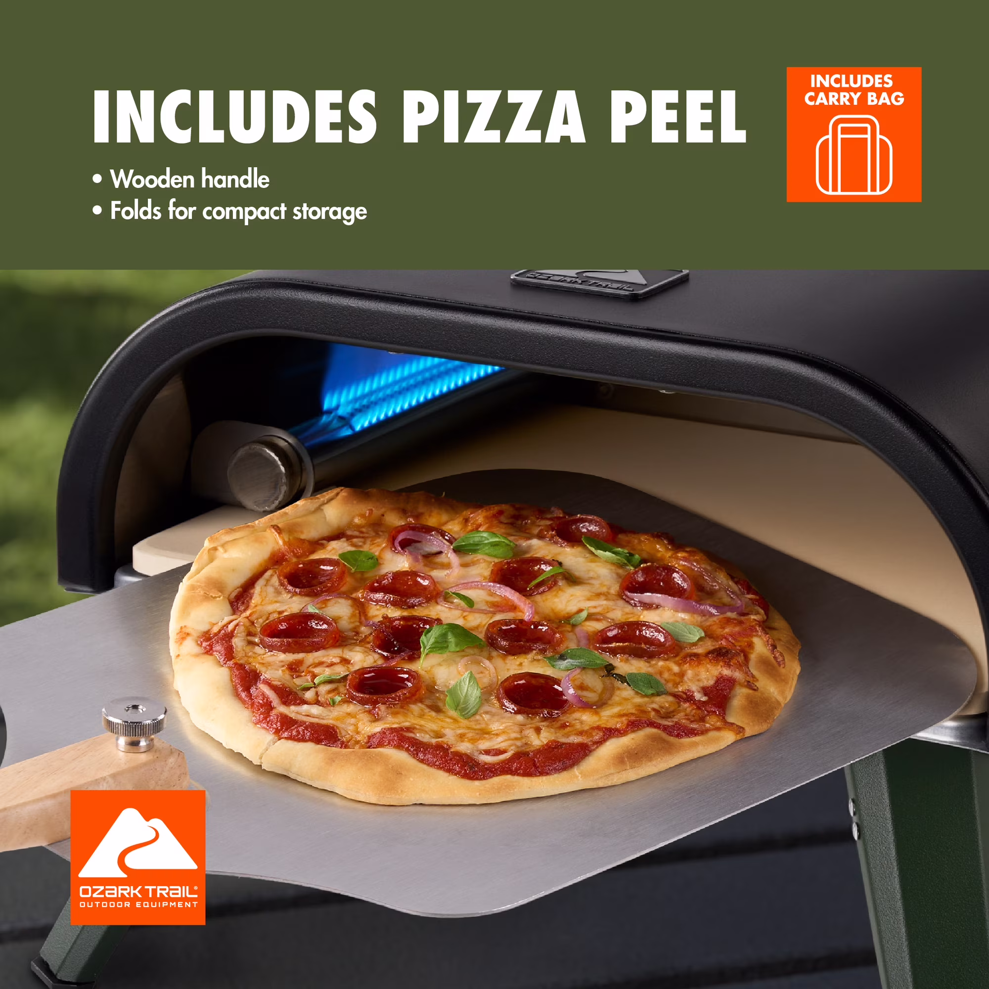 Horno portátil para pizza con piedra de cordierita -Ozark Trail - Imagen 5
