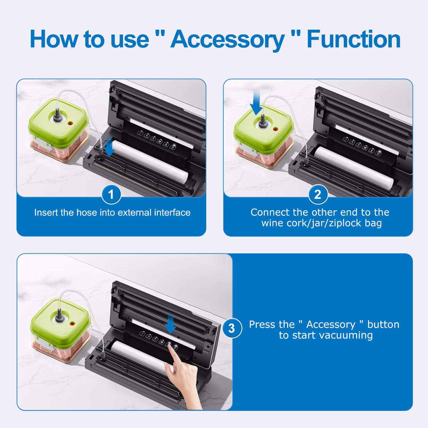 Selladora de alimentos multimodo con cortador de bolsas integrado -Mainstays - Imagen 4