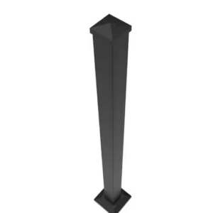 Poste metálico color negro mate de 6,35 x 6,35 x 114 cm -TuffBilt