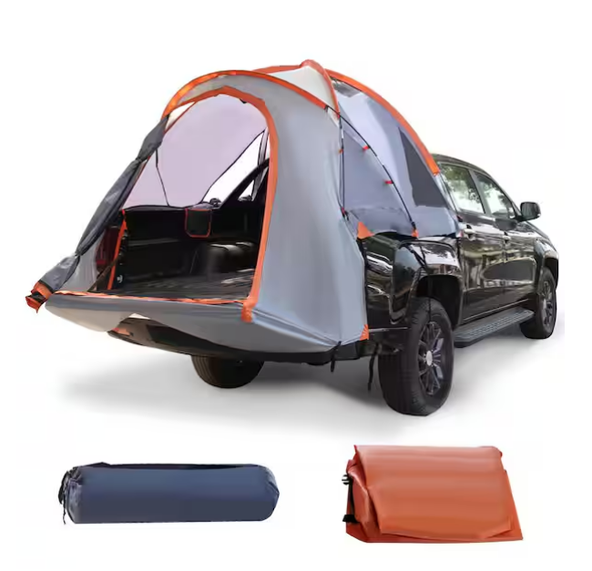 Tienda de campaña compacta para camioneta de 1.5 metros con bolsa de transporte -Costway