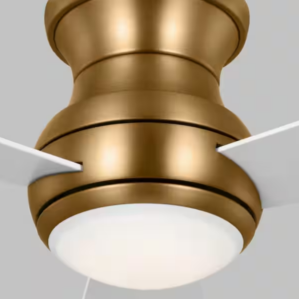 Ventilador de techo de 52 pulgadas, aspas blancas y LED integrado -Generation Lighting - Imagen 2