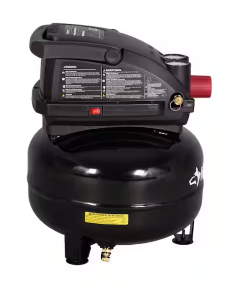 Compresor de aire de 3 galones y 120 PSI, con asa plegable y acoplamiento rápido -Husky - Imagen 3