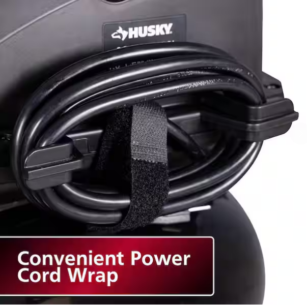 Compresor de aire de 3 galones y 120 PSI, con asa plegable y acoplamiento rápido -Husky - Imagen 8