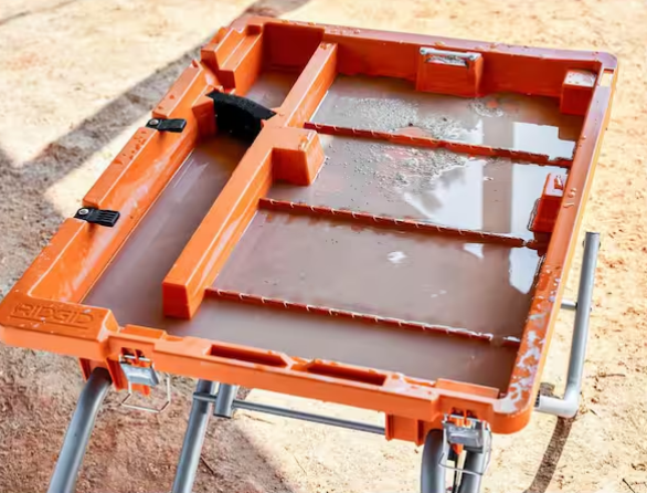 Sierra para loseta de 15 amperios y 10 pulgadas con soporte portátil - RIDGID - Imagen 6