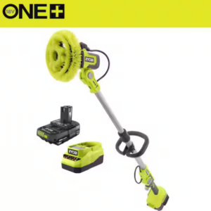 Kit de cepillo dispensador de jabón 18 V con batería de 2,0 Ah y cargador - RYOBI