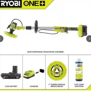 Alternative view of Kit de cepillo dispensador de jabón 18 V con batería de 2,0 Ah y cargador - RYOBI