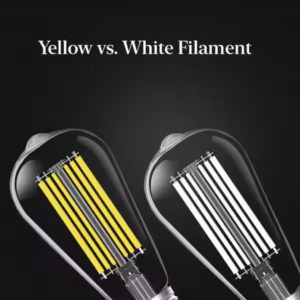 Alternative view of Paquete de 4 bombillas LED regulables de 60 Watt, vidrio transparente -Feit Electric