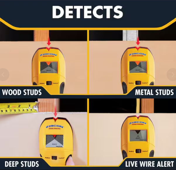 Detector de vigas con StudSensor modelo HD55 -Zircon - Imagen 5