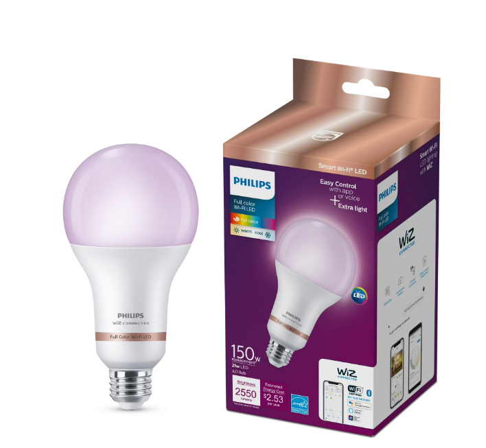 Bombilla LED A23 de 25 W, Smart controlada por App -Philips