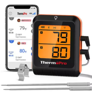 Termómetro inalámbrico para carne Bluetooth con sondas dobles -ThermoPro