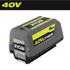 Batería de iones de litio de 40 V y 6,0 Ah de alta capacidad -RYOBI