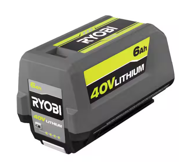 Batería de iones de litio de 40 V y 6,0 Ah de alta capacidad -RYOBI - Imagen 5