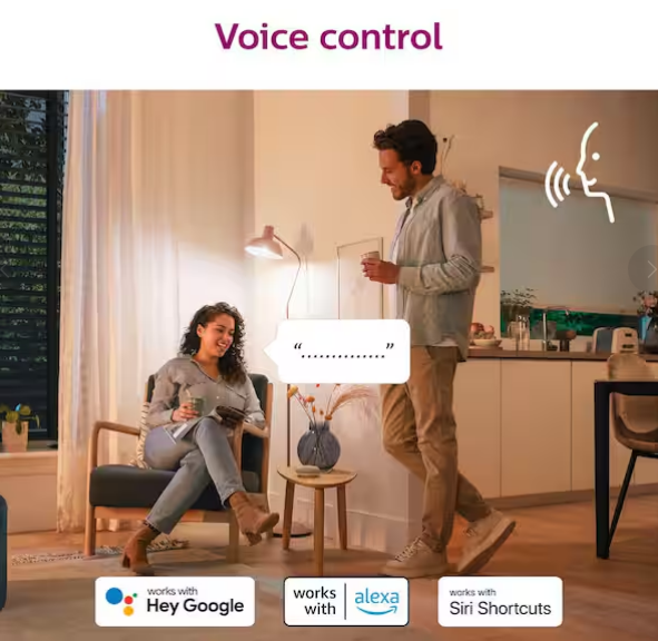Bombilla LED Smart de 65W con cambio de color, WiZ y Bluetooth -Philips - Imagen 4