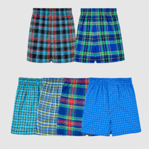 Paquete de 6 calzones tipo boxer para niño talla 16/18 -Fruit of the Loom