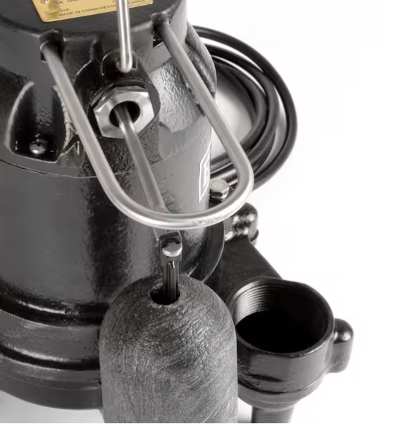 Bomba de sumidero de hierro fundido de 1/2 HP - Everbilt - Imagen 8